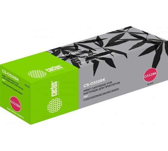 Изображение товара Картридж лазерный46508736 CS-O332BK 46508736 черный (3500стр.) для Oki C332/MC363 Cactus 1060757
