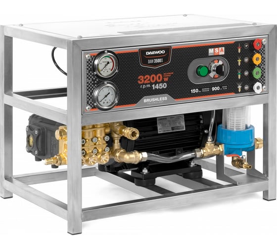 Изображение товара Мойка высокого давления с бесшумным асинхронным двигателем DAEWOO DAW 3500S