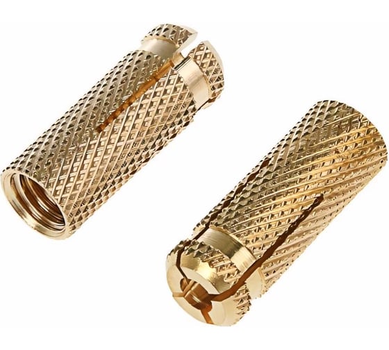 Изображение товара Забиваемый анкер крепежная техника цанга, м10, латунь 10 шт. 19364