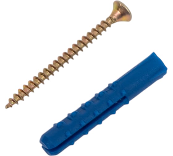 Изображение товара Набор для крепления плинтусов крепежная техника 6x35, дюбель ёжик, 20 шт. 84004