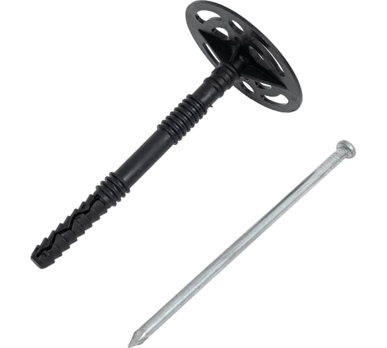 Изображение товара Дюбель для изоляции с металлическим гвоздем крепежная техника 10x120 50 шт. 471016 БК