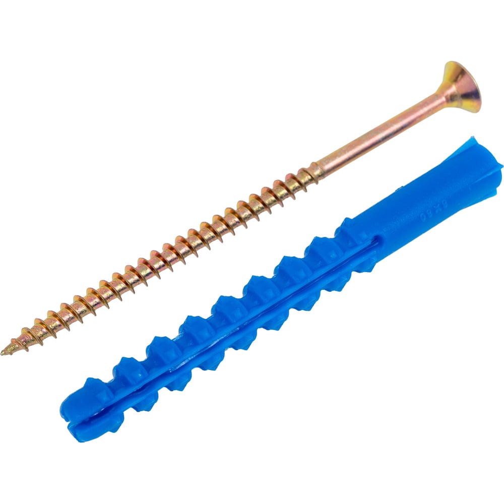Изображение товара Набор для крепления плинтусов 8x80 дюбель ёжик 10 шт.