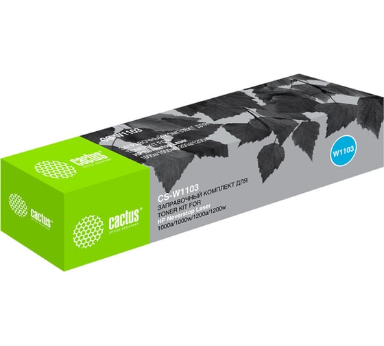 Изображение товара Лазерный картридж Cactus w1103 черный, 2500 страниц, для hp neverstop laser 1000/1200 CS-W1103 1202327