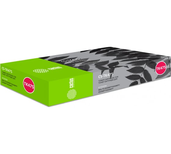 Изображение товара Лазерный картридж Cactus tk-475 черный, 15000 страниц, для kyocera fs-6025/b/6030 CS-TK475 807378