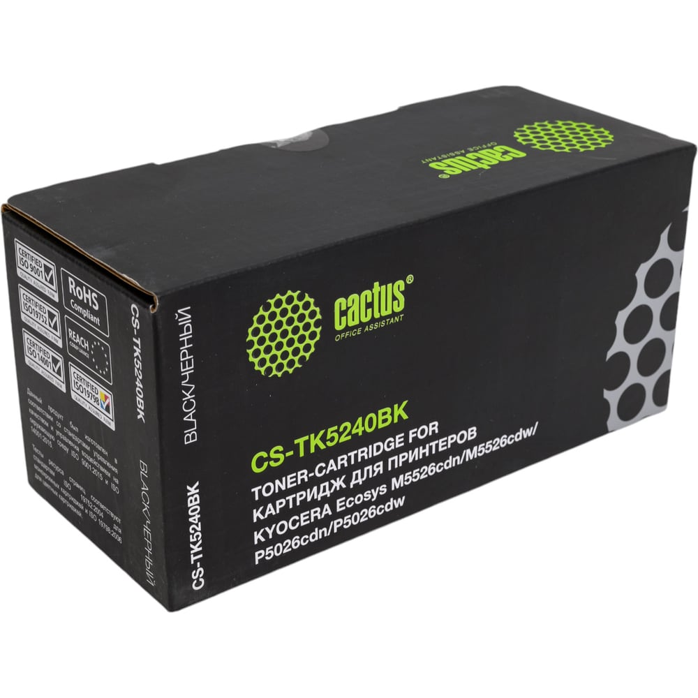 Изображение товара Лазерный картридж CS-TK5240BK для Kyocera черный, 4000 страниц
