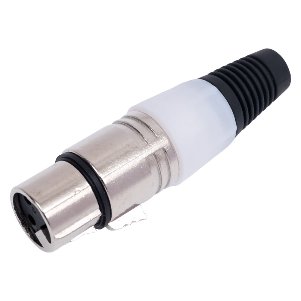 Изображение товара Разъем XLR 3P гнездо Pro Legend PL2183 металлический белый