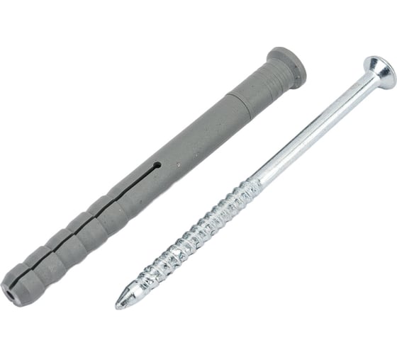 Изображение товара Дюбель-гвоздь крепежная техника потайной бортик, 10x100, 2 шт. 50830