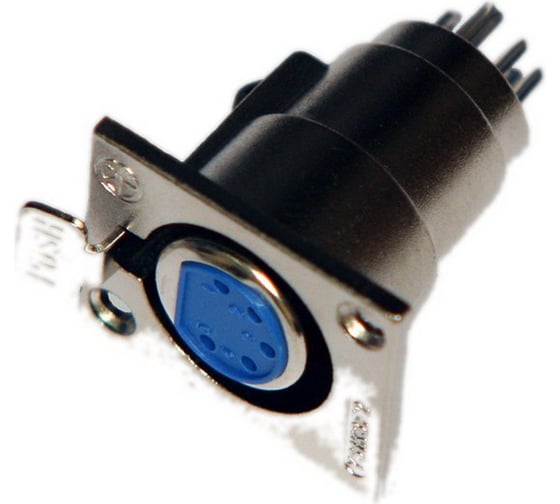 Изображение товара Разъем XLR 5P гнездо Pro Legend металл на корпус, PL2195