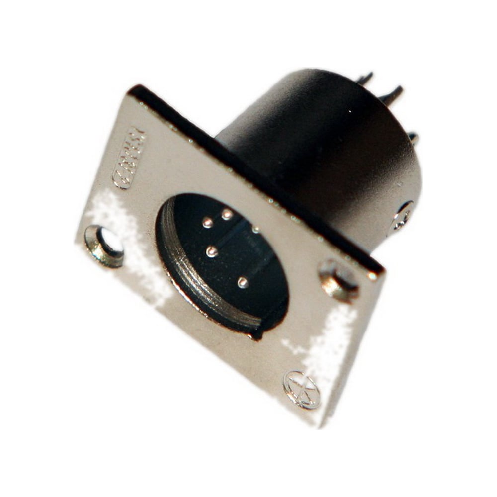 Изображение товара Разъем XLR 5P штекер металлический Pro Legend PL2194 черный