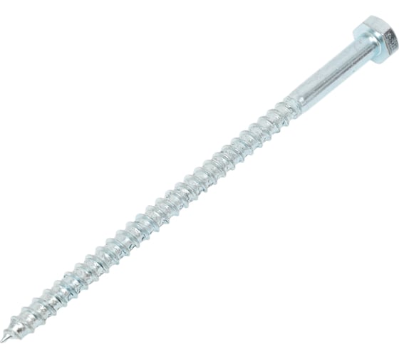 Изображение товара Шуруп с шестигранной головкой крепежная техника 10x180 20 шт. 497158 БК