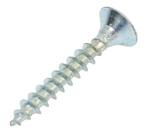 Изображение товара Шуруп крепежная техника белый цинк, 4,5x30 800 шт. 431506 БК