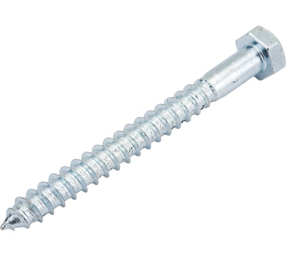 Изображение товара Шуруп с шестигранной головкой крепежная техника 12x120 10 шт. 497190 БК