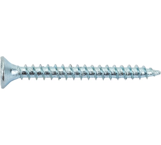 Изображение товара Шуруп крепежная техника белый цинк, 2,5x25 1000 шт. 431440 БК