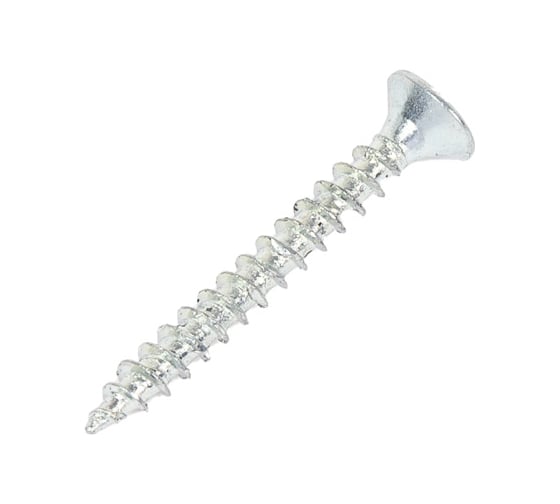 Изображение товара Шуруп крепежная техника белый цинк, 3,0x25 1000 шт. 431450 БК