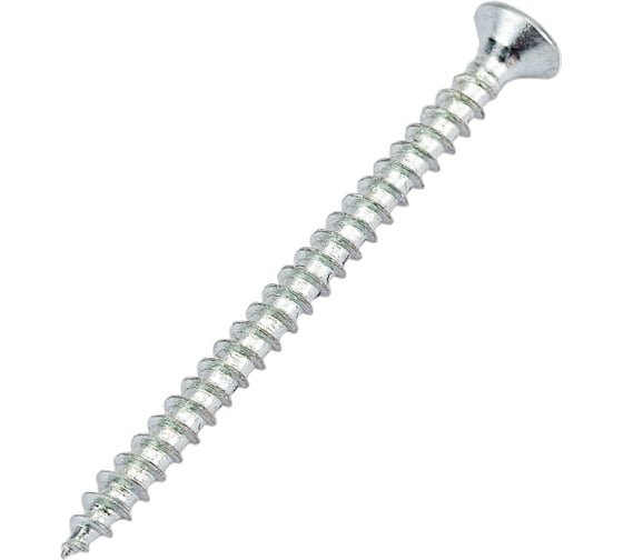 Изображение товара Шуруп крепежная техника белый цинк, 3,0x40 800 шт. 431456 БК