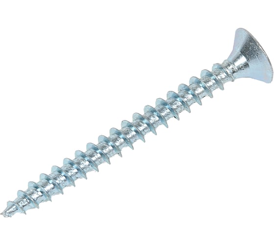 Изображение товара Шуруп крепежная техника белый цинк, 6,0x60 150 шт. 431556 БК