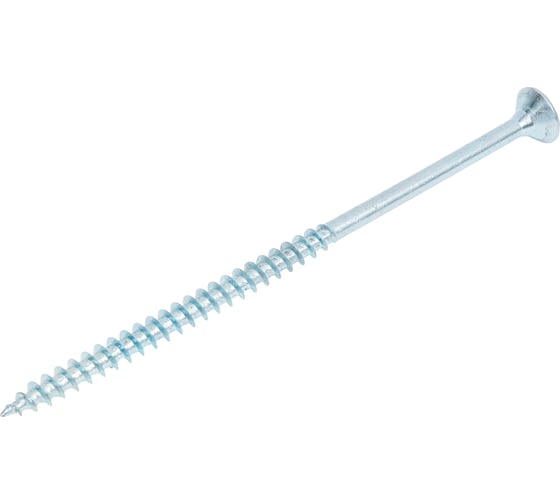 Изображение товара Шуруп крепежная техника белый цинк, 6,0x120 80 шт. 431568 БК