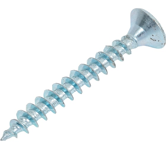 Изображение товара Шуруп крепежная техника белый цинк, 5,0x40 400 шт. 431530 БК