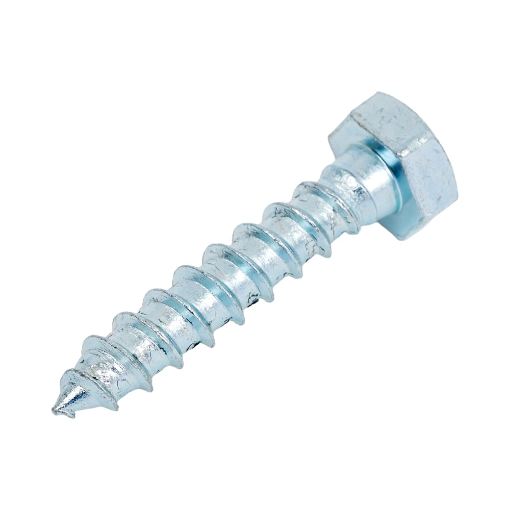 Изображение товара Шуруп с шестигранной головкой 8x40 мм оцинкованный крепежный элемент