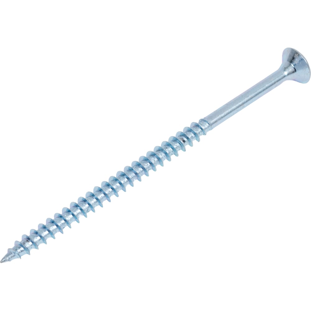 Изображение товара Шуруп крепежная техника белый цинк 5,0x90 10 шт. надежный крепеж для строительных работ