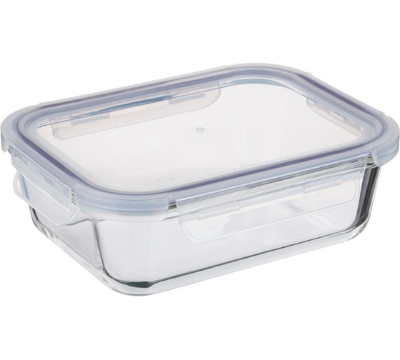 Изображение товара Контейнер для продуктов на защелках VETTA 1000 мл, жаропрочное стекло 845-112