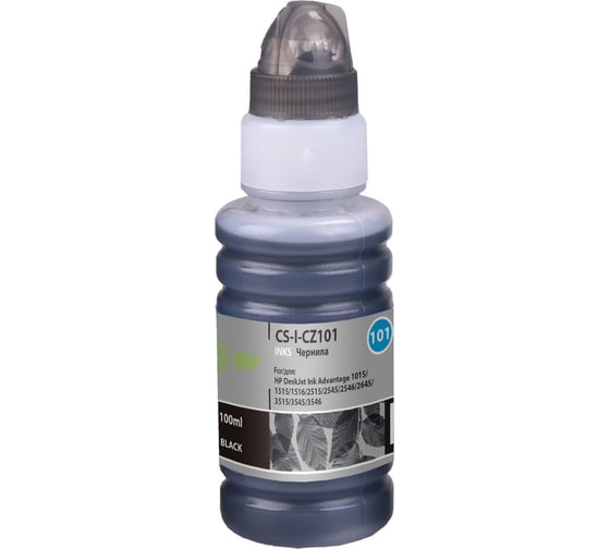 Изображение товара Чернила Cactus черный 100мл для hp deskjet ink advantage 1015/1515/2515/2545 CS-I-CZ101 1477050