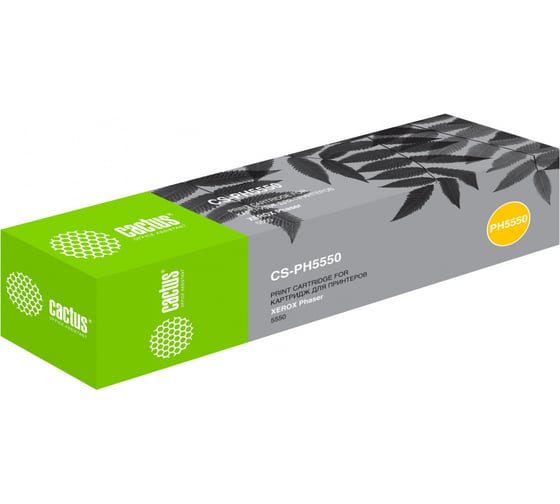 Изображение товара Лазерный картридж Cactus 106r01294 черный, 35000 страниц, для xerox phaser 5550 CS-PH5550 340876