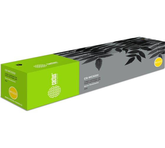 Изображение товара Лазерный картридж Cactus 106r01413 черный, 20000 страниц, для xerox workcentre 5222 CS-WC5222 807470