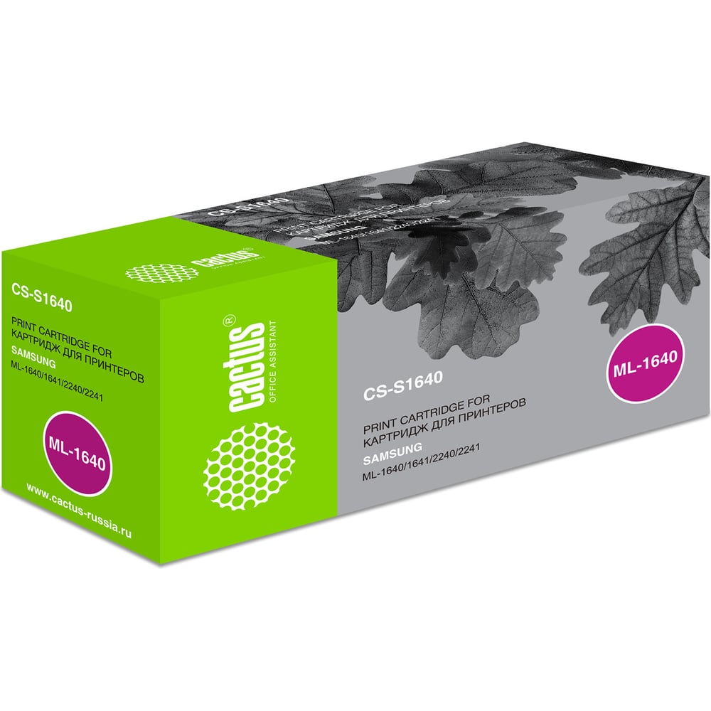 Изображение товара Лазерный картридж Cactus d108s mlt-d108s черный для samsung 1500 страниц