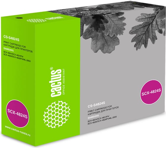 Изображение товара Лазерный картридж Cactus d209l mlt-d209l черный, 5000 страниц, для samsung scx-4824fn/4828fn/m CS-S4824S 807426