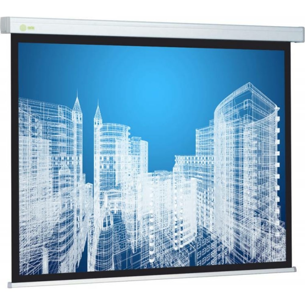 Настенно-потолочный рулонный экран Cactus экран для проектора cactus 128x170 7 см wallscreen cs psw 128x170 sg 4 3 настенно потолочный рулонный серый