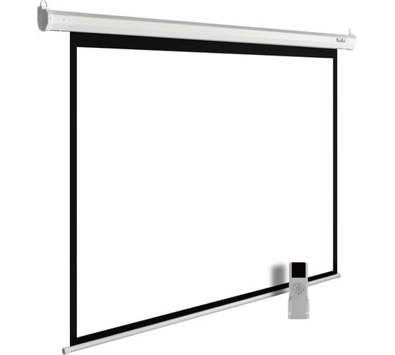 Изображение товара Настенно-потолочный рулонный экран Cactus MotoExpert 16:10, 150x240 см, белый, моторизованный привод CS-PSME-240X150-WT 407879