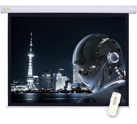 Изображение товара Настенно-потолочный рулонный экран Cactus Motoscreen 16:9, 124.5x221 см, моторизованный привод CS-PSM-124X221 359062