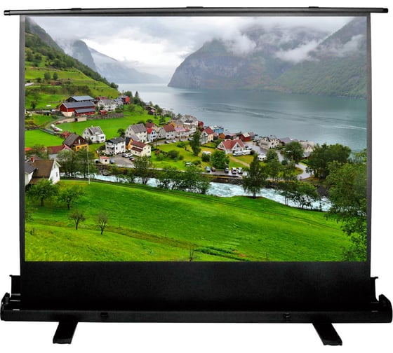 Изображение товара Напольный рулонный экран Cactus FloorExpert 16:9, 102x180 см CS-PSFLE-180X102 1070260