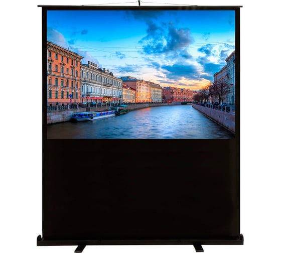 Изображение товара Напольный рулонный экран Cactus FloorCompactExpert 16:9, 90x160 см CS-PSFLCE-160X90 1070222