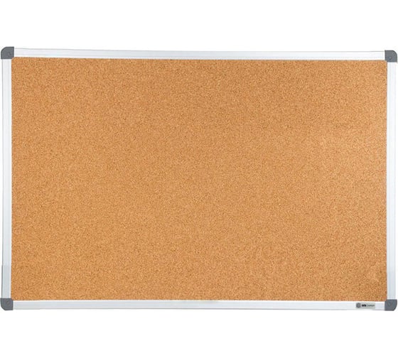 Изображение товара Пробковая доска CS-CBD-60X90 коричневый, 60x90 см, алюминиевая рама, пробка/алюминий Cactus 1070271