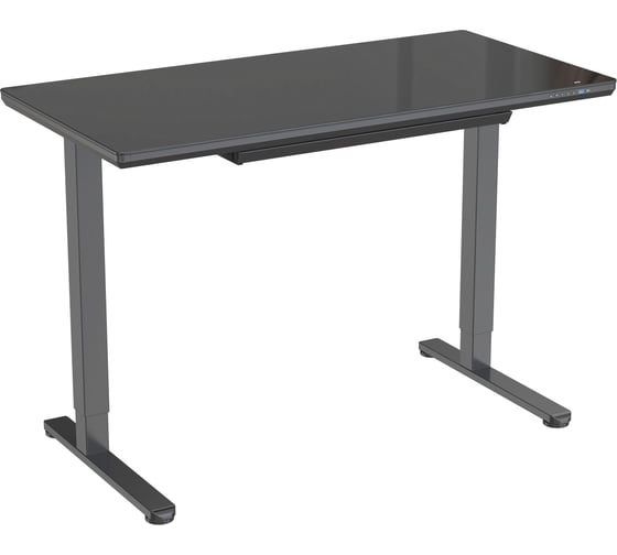 Изображение товара Стол для компьютера Cactus столешница стекло, черный, каркас черный CS-EGD-BBK 1563309