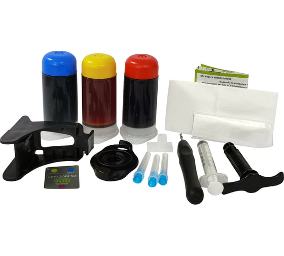 Изображение товара Заправочный набор CS-RK-CL446 многоцветный 3x30мл для Canon Pixma MG2440/MG2540 CACTUS 294754