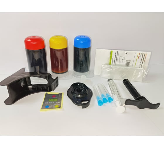 Изображение товара Многоцветный заправочный набор CS-RK-3YM60 №305 для HP DeskJet 2710/2120/2721/2722, 3x30 мл Cactus 1563089