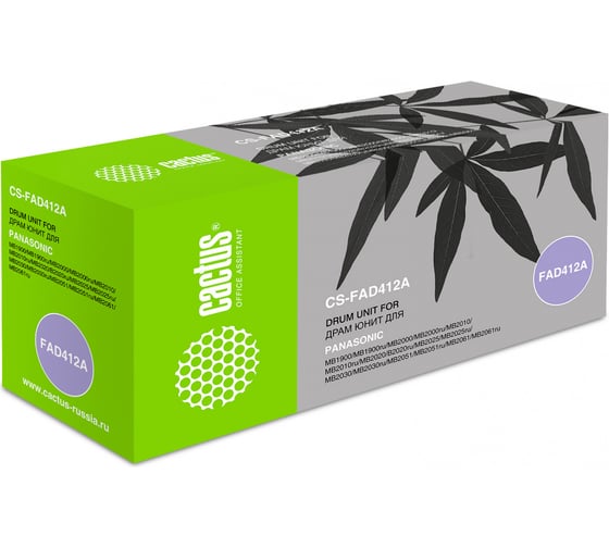 Изображение товара Блок фотобарабана CS-FAD412A черный ч/б:6000стр. для MB1900/MB1900ru/MB2000/MB2000ru Panasoni CACTUS 836634