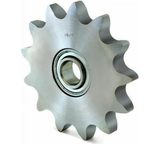 Изображение товара Натяжная звездочка ISKRA на шариковых подшипниках для цепи 08B, Z=14, 1/2"x5/16" PC09014