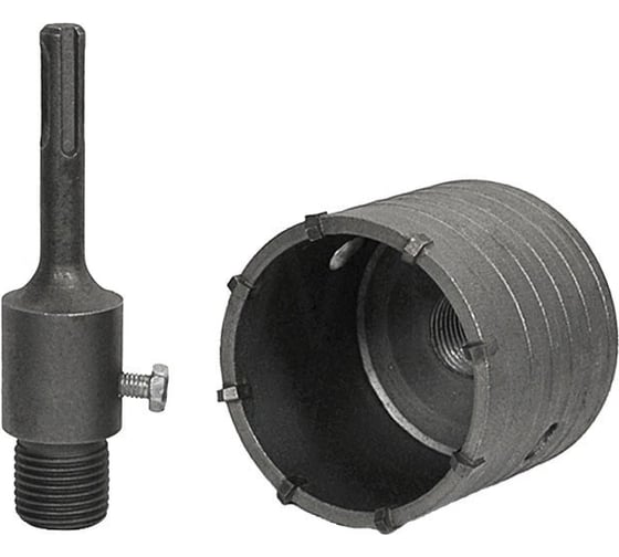 Изображение товара Коронка по бетону ударная 80 мм в сборе, SDS-plus, твердосплавная TORGWIN T791446