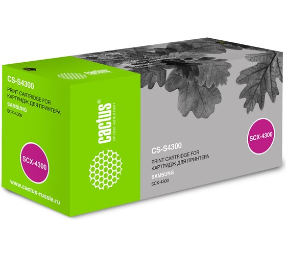Изображение товара Лазерный картридж Cactus mlt-d109s mlt-d109s черный, 2000 страниц, для samsung scx-4300 CS-S4300 690234