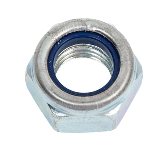 Изображение товара Шестиграннаяг гайка vipкрепеж самостопорная, с нейлоновым кольцом, DIN 985, М12 1 шт. 11214 VIP
