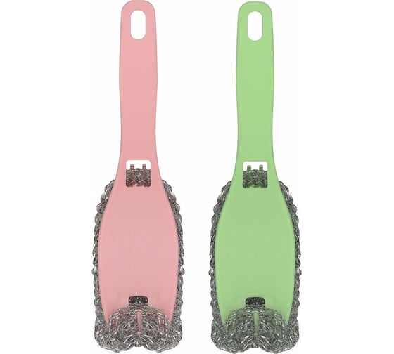 Изображение товара Щетка для посуды и кухонных поверхностей МУЛЬТИДОМ размер 24x5.5 см, 2 цвета VL58-291