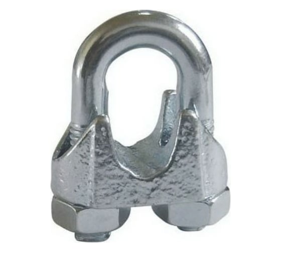 Изображение товара Зажим для стальных канатов vipкрепеж оцинкованный, 8 мм, 1 шт. 17808 VIP
