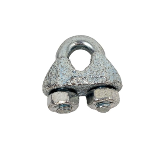 Изображение товара Зажим для стальных канатов vipкрепеж оцинкованный, 3 мм, 2 шт. 17802 VIP