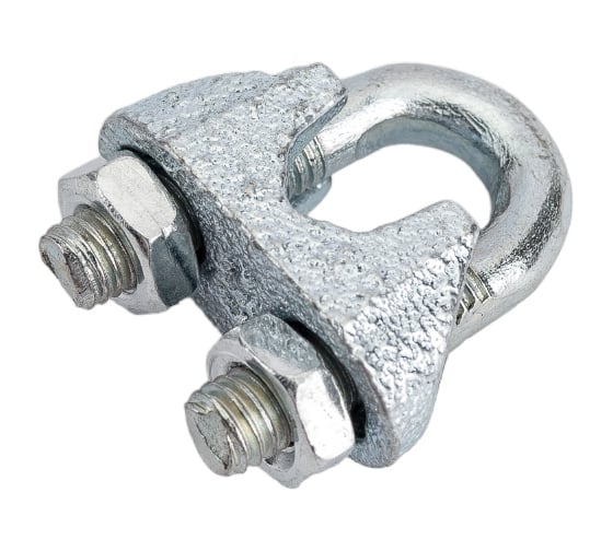 Изображение товара Зажим для стальных канатов vipкрепеж оцинкованный, 6 мм, 1 шт. 17806 VIP