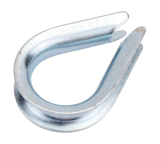 Изображение товара Коуш для стальных канатов vipкрепеж оцинкованный, 6 мм, 1 шт. 10509 VIP