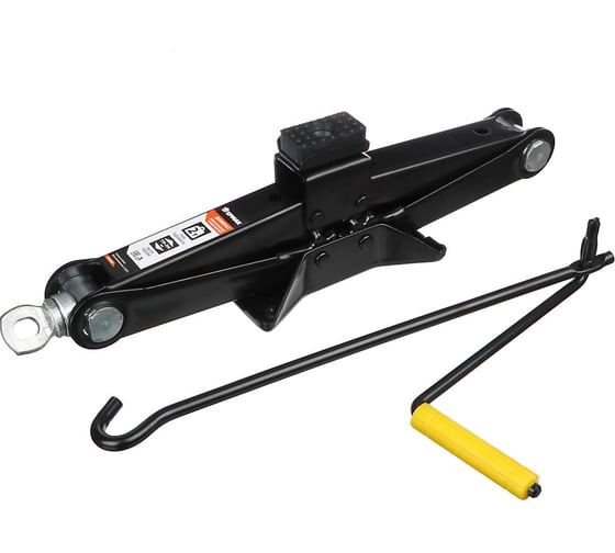 Изображение товара Механический ромбический домкрат ЕРМАК 2т, высота подъема 110-395мм, резиновая площадка 770-059